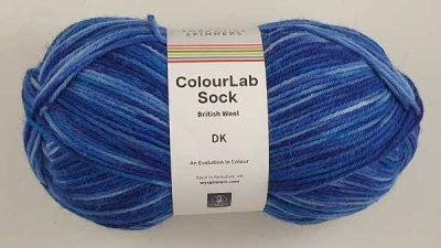 WYS - Colourlab Sock DK - 1200 Blues